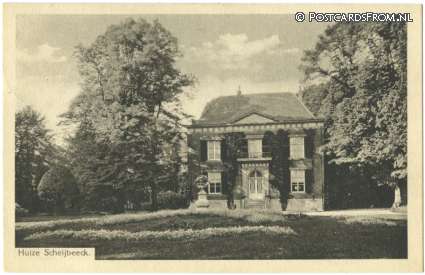 ansichtkaart: Beverwijk, Huize Scheijbeeck