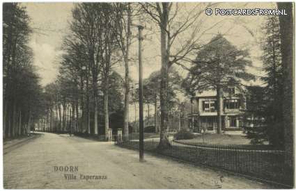 ansichtkaart: Doorn, Villa Esperanza