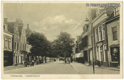 ansichtkaart: Franeker, Voorstraat