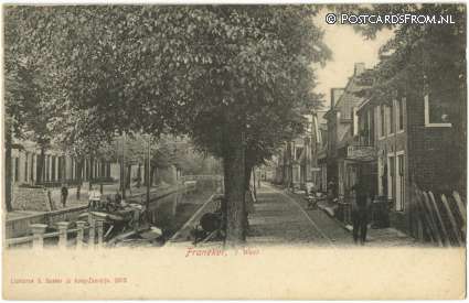 ansichtkaart: Franeker, 't West