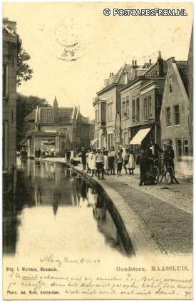 ansichtkaart: Maassluis, Goudsteen
