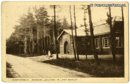 ansichtkaart: Winterswijk, Gebouw 'Juliana' in 'Het Woold'