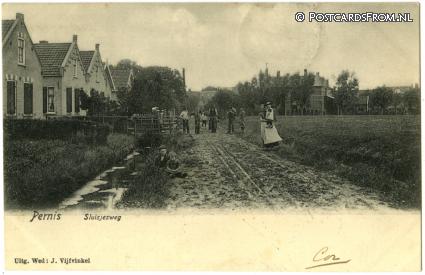 ansichtkaart: Pernis, Sluisjesweg