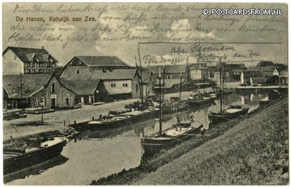 ansichtkaart: Katwijk aan Zee, De Haven