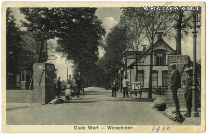 ansichtkaart: Winschoten, Oude Werf. IJskar