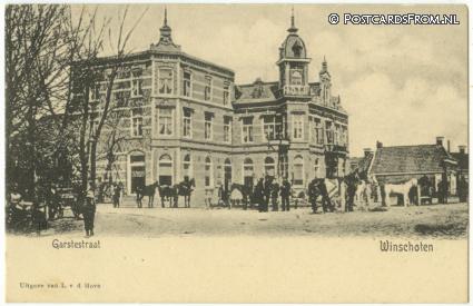 ansichtkaart: Winschoten, Garstestraat