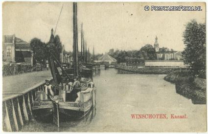 ansichtkaart: Winschoten, Kanaal