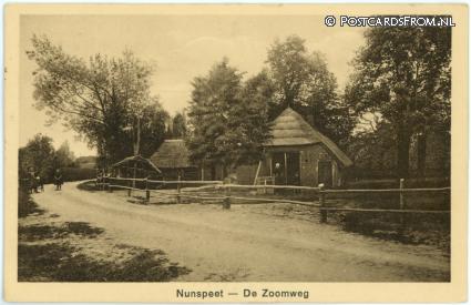 ansichtkaart: Nunspeet, De Zoomweg