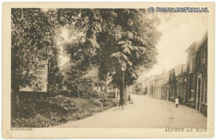ansichtkaart: Alphen aan den Rijn, Hooftstraat