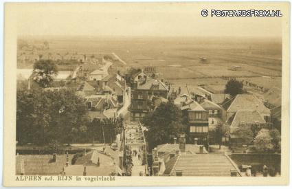 ansichtkaart: Alphen aan den Rijn, In vogelvlucht