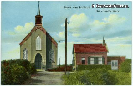 Hoek van Holland, Ned. Duitsch Hervormde Kerk ansichtkaart: Hoek van Holland, Ned. Duitsch Hervormde Kerk