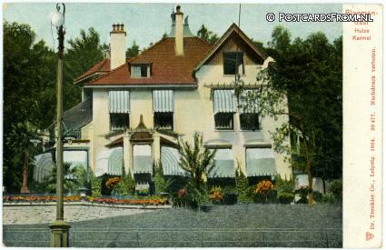 ansichtkaart: Bloemendaal, Huize Karmel