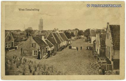 Terschelling West, Westerburen ansichtkaart: Terschelling West, Westerburen