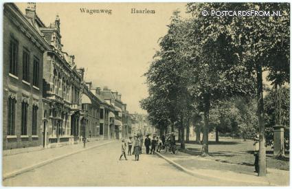 ansichtkaart: Haarlem, Wagenweg