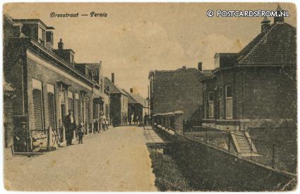 ansichtkaart: Pernis, Breestraat