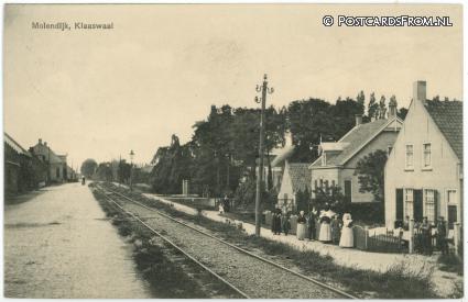 ansichtkaart: Klaaswaal, Molendijk