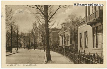 ansichtkaart: Winschoten, Emmastraat
