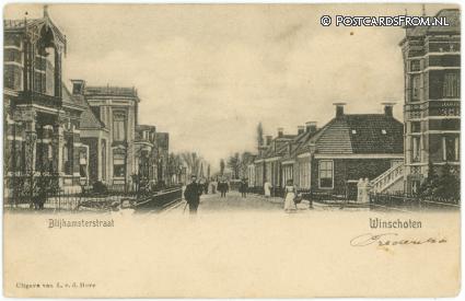 ansichtkaart: Winschoten, Blijhamsterstraat