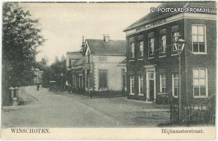 ansichtkaart: Winschoten, Blijhamsterstraat
