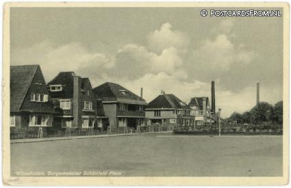 ansichtkaart: Winschoten, Burgemeester Schonfeld Plein