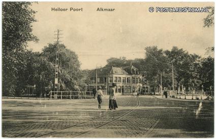 ansichtkaart: Alkmaar, Heiloer Poort