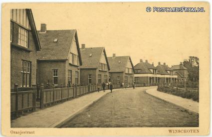 ansichtkaart: Winschoten, Oranjestraat